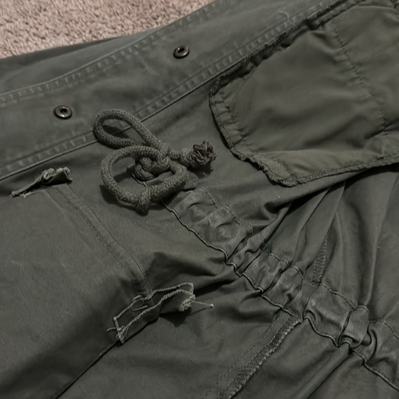 Universal Thread Cotton Jacket-XS-Snap Front-Adj Waist-Olive Green-Pockets-EUC - Picture 15 of 16